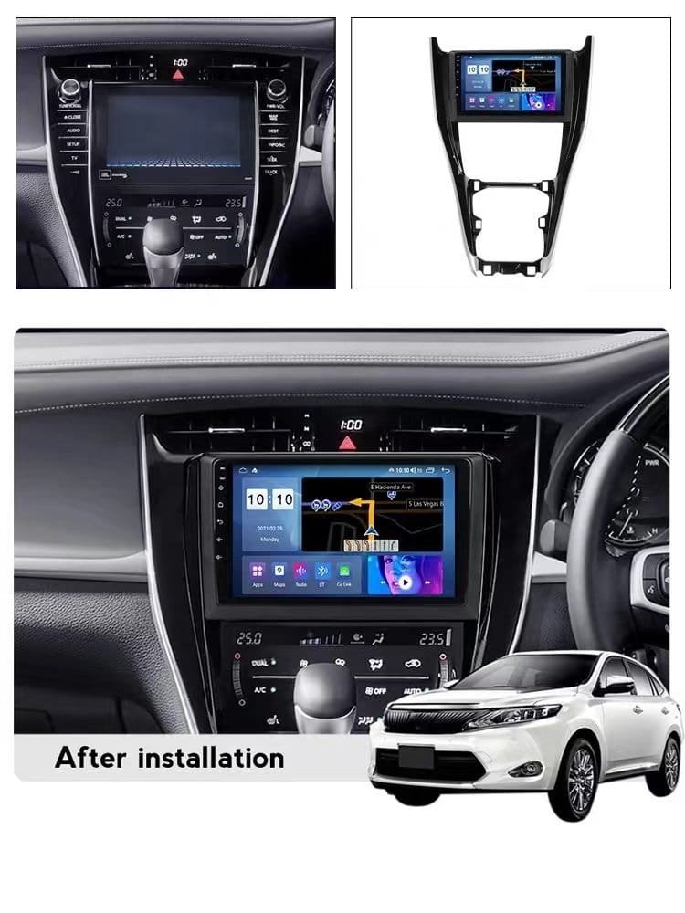 Car Radio Fascia Frame Adapter For Toyota Harrier 2013-2018 Stereo Android Dashboard Kit Face Plate (FT-102) - Image 2