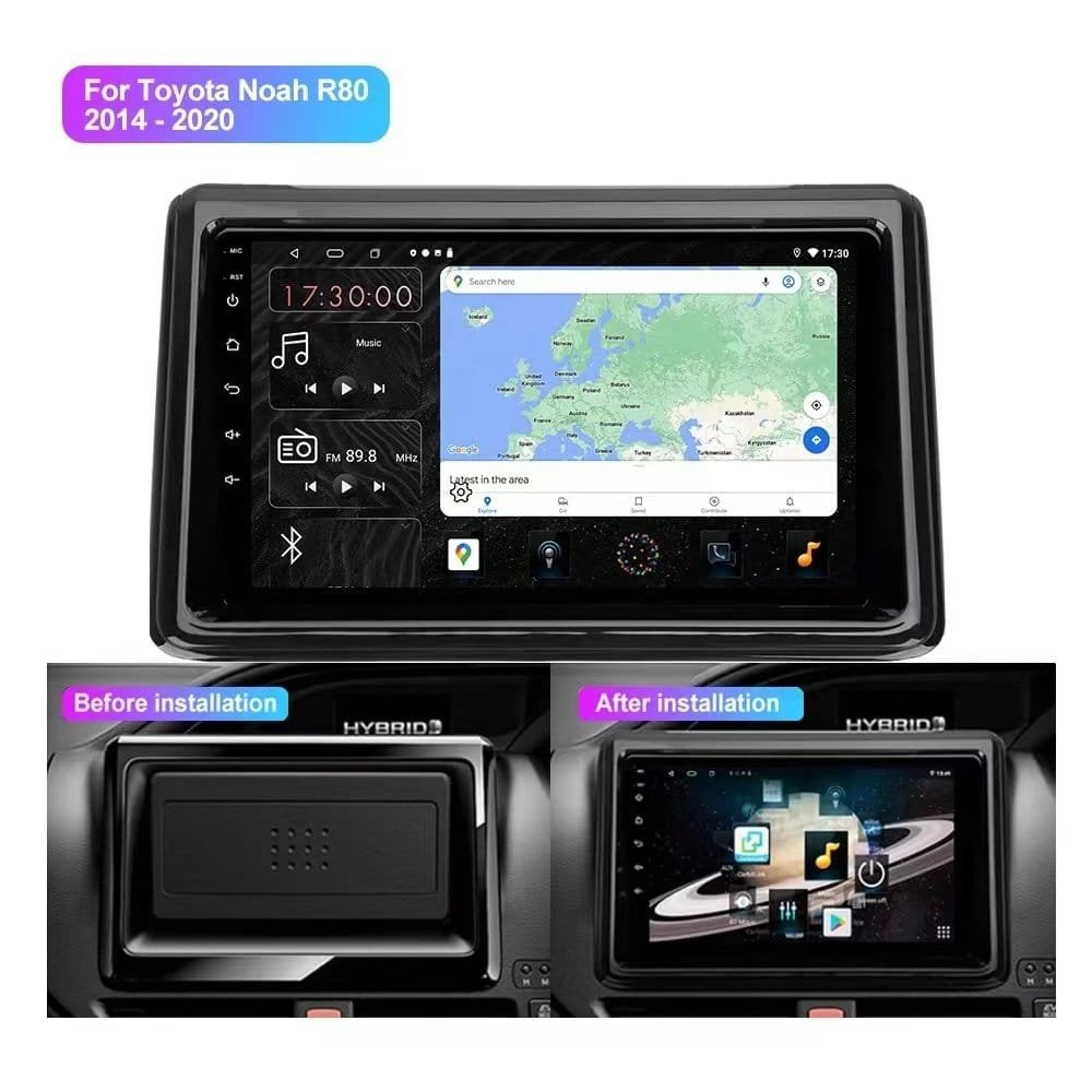 Car Frame Fascia Adapter For Toyota Noah 80 Esquire Voxy 2014 Android Radio Dash Fitting Panel Kit (FT-104) - Image 2