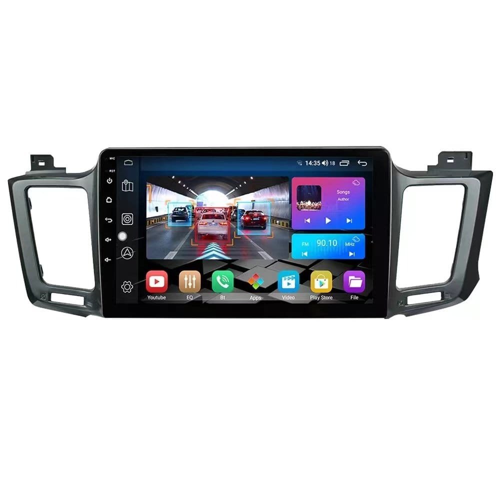 Car Radio Fascia Frame Adapter Canbus Box Decoder For Toyota Rav4 2013-2018 Android Radio Dashboard Fitting Panel Kit (FT-011)