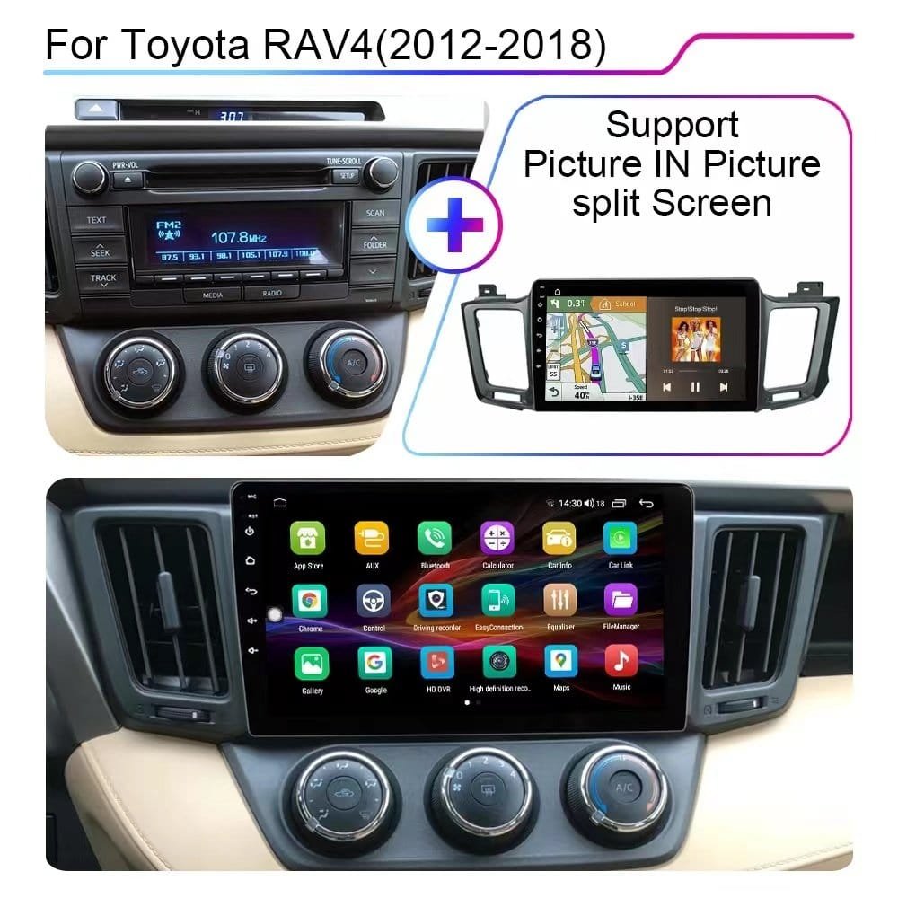 Car Radio Fascia Frame Adapter Canbus Box Decoder For Toyota Rav4 2013-2018 Android Radio Dashboard Fitting Panel Kit (FT-011) - Image 3