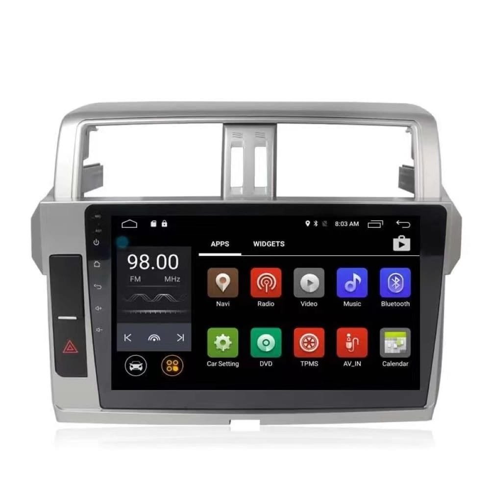 Car Frame Fascia Adapter Canbus Box Decoder Android Radio Dash Fitting Panel Kit For Toyota Land Cruiser Prado 150 (FT-017)