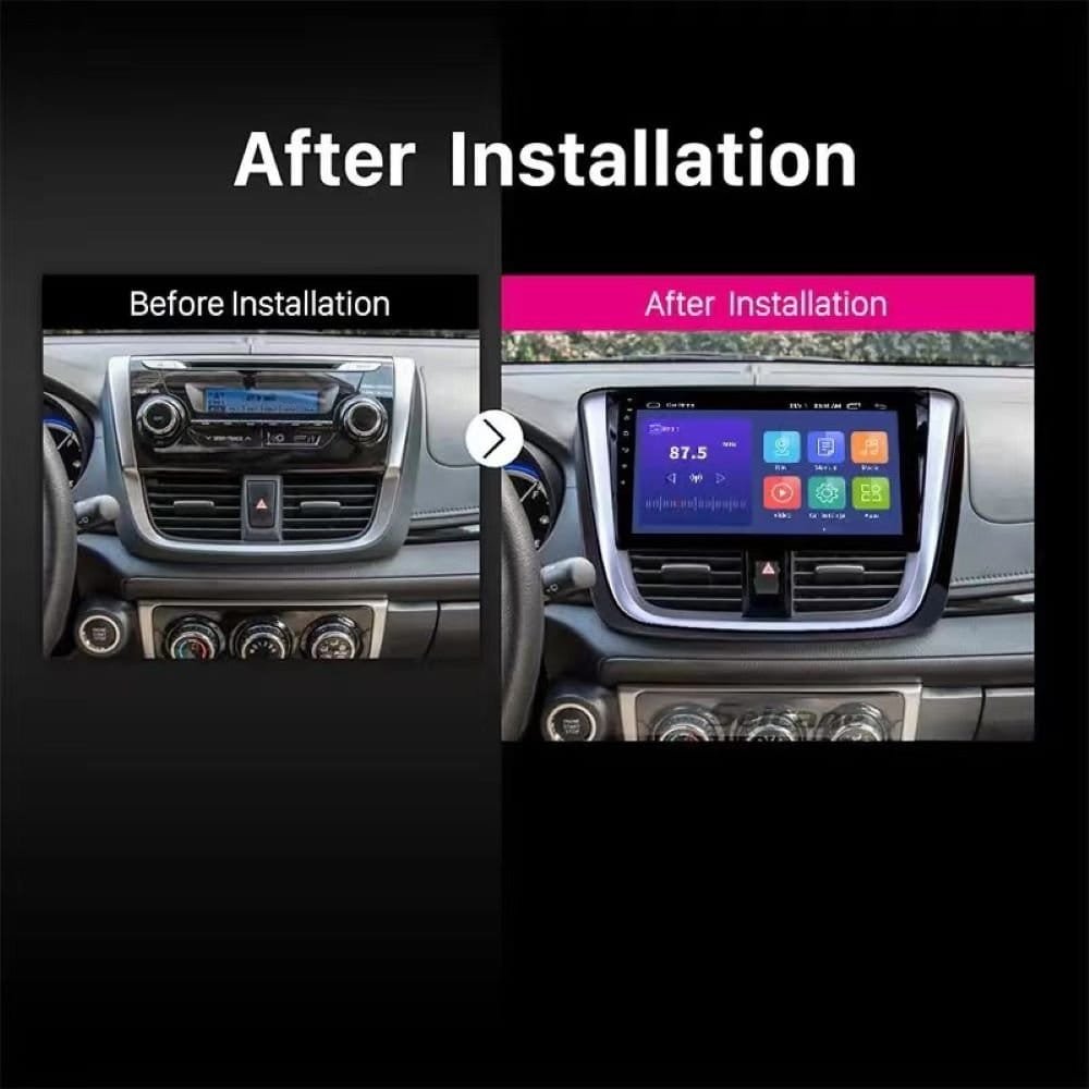 Car Frame Fascia Adapter Android Radio Dash Fitting Panel Kit For Toyota Vios Yaris L (FT-027) - Image 3