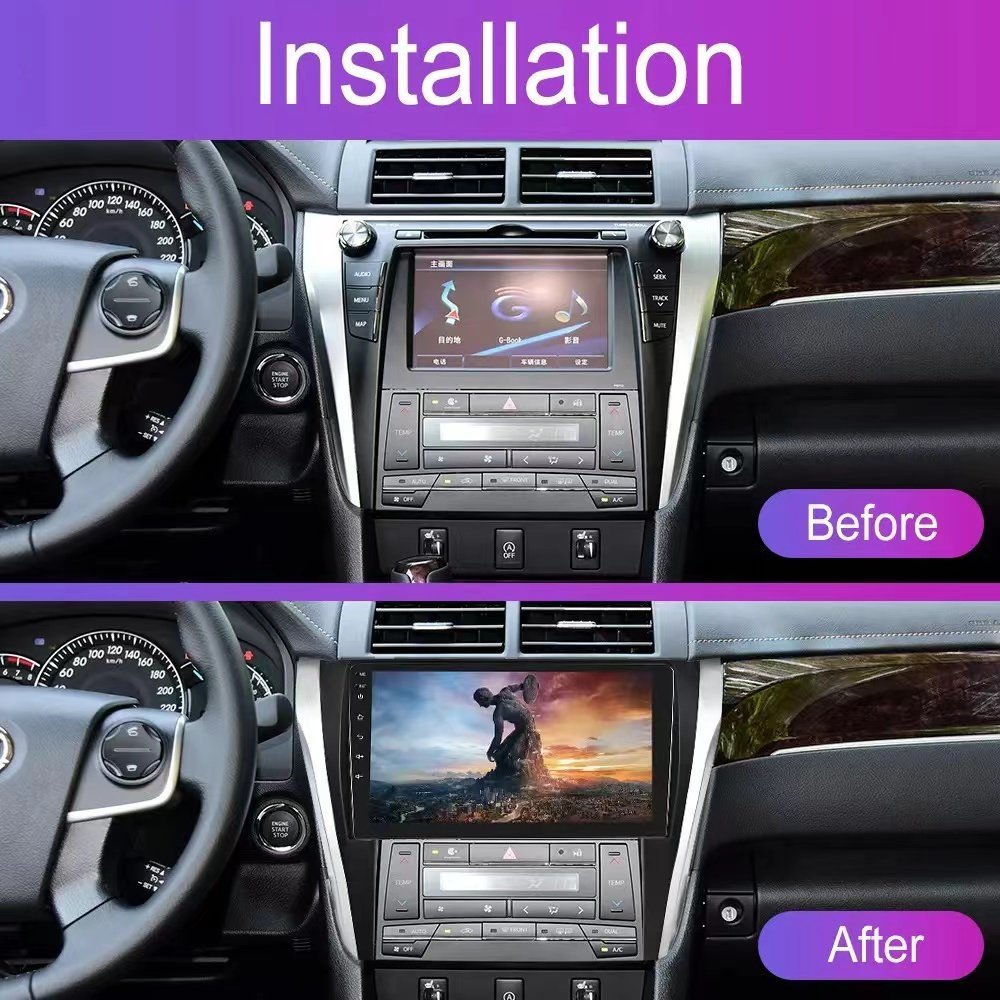 Car Frame Fascia Adapter For Toyota Camry V50 2015-2017 Android Radio Dash Fitting Panel Kit (FT-003004082) - Image 5