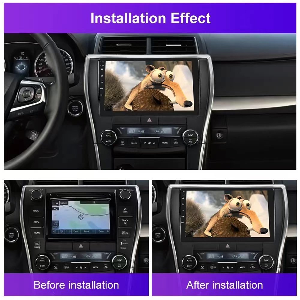 Car Frame Fascia Adapter For Toyota Camry V50 2015-2017 Android Radio Dash Fitting Panel Kit (FT-003004082) - Image 6