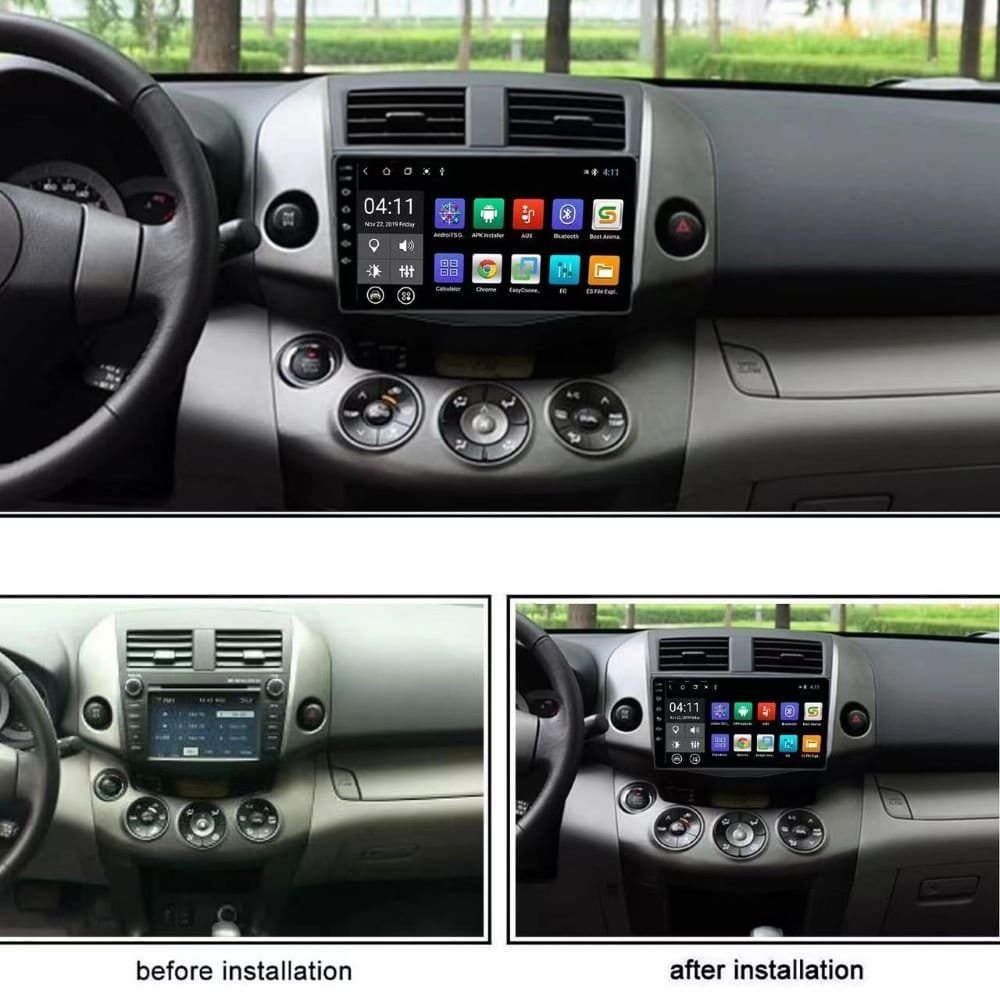 Car Frame Fascia Adapter Android Radio Fitting Panel Kit For Toyota RAV4 RAV 4 (FT-033) - Image 3
