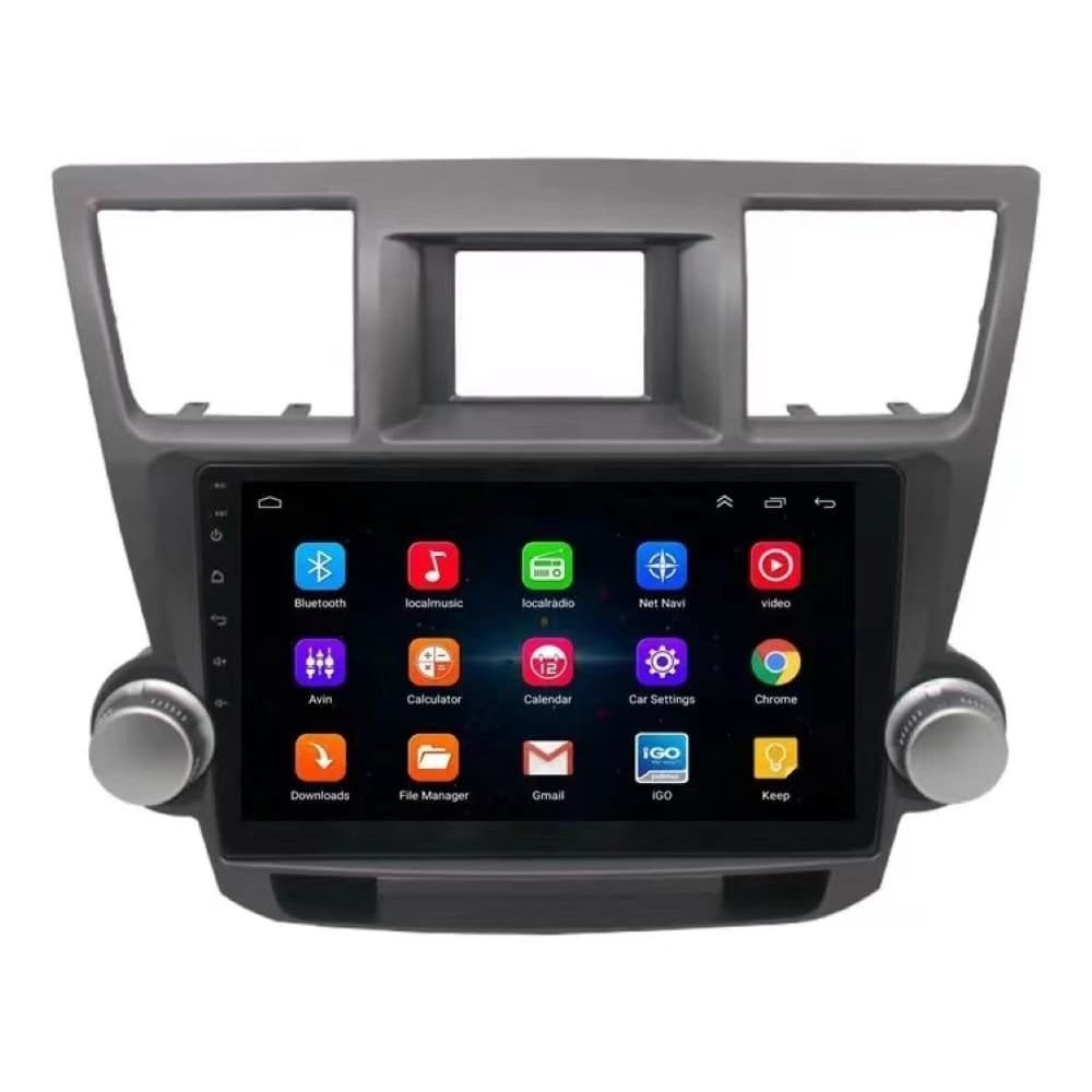 Car Frame Fascia Adapter Android Radio Audio Dash Fitting Panel Kit For Toyota Highlander /KLUGER (FT-036060125) - Image 2