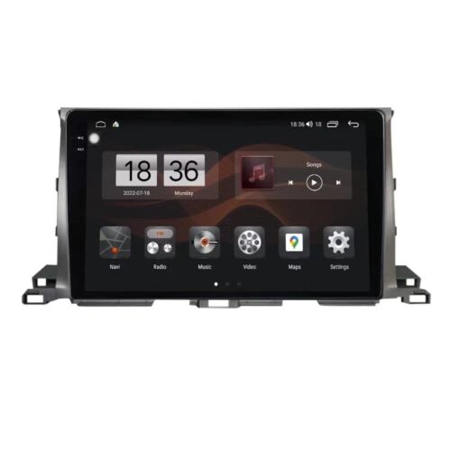 Car Frame Fascia Adapter Android Radio Dash Fitting Panel Kit For Toyota Highlander /Kluger (FT-037)