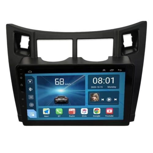 Car Frame Fascia Adapter For Toyota Yaris Vitz 2005-2011 Android Radio Dash Fitting Panel Kit (FT-039113)