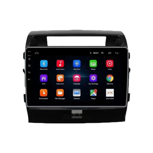 Car Radio Fascia Frame Adapter For Toyota Land Cruiser 200 LC200 2006-2015 Android Radio Stereo Dash Fitting Panel Kit (FT-040)