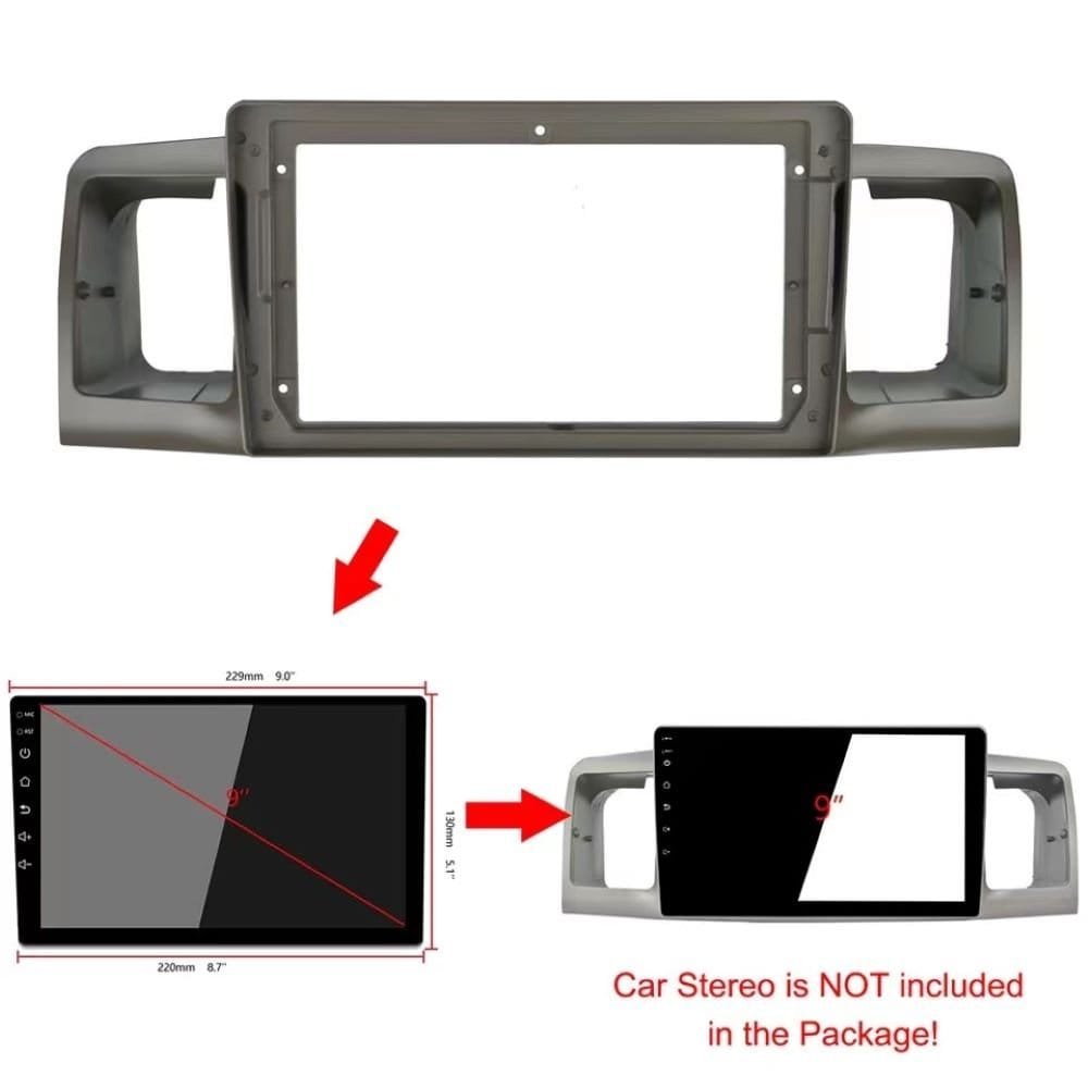 Car Frame Fascia Adapter For Toyota Corolla Altis EX E120 E130 BYD F3 Android Radio Dash Fitting Panel Kit (FT-043214) - Image 4