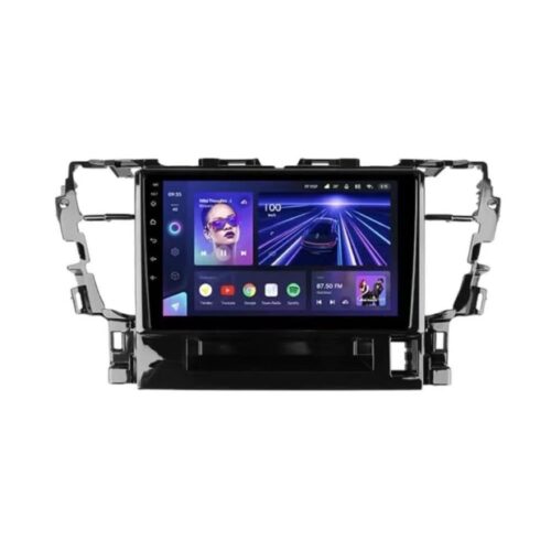 Car Radio Fascia Frame Cable For Toyota Alphard 30 Serices Vellfire 2015-2020 Android Stereo Dashboard Kit Face Plate