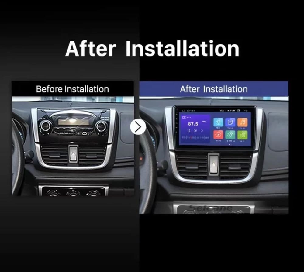 Car Frame Fascia Adapter For Toyota Yaris L Vios 2019 Android Radio Dash Fitting Panel Kit (FT-061) - Image 3