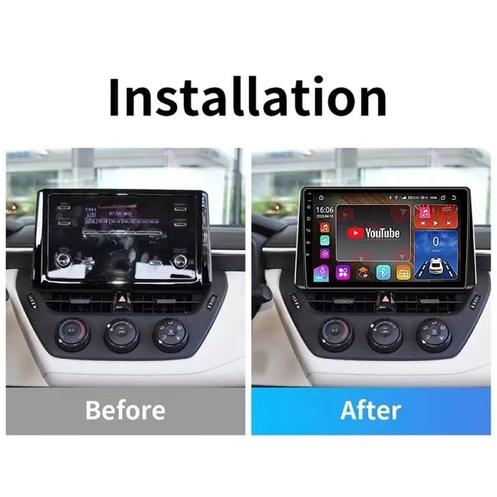 Car Frame Fascia Adapter Canbus Box Decoder For Toyota Corolla Altis Levin 2019 Android Radio Dash Fitting Panel Kit (FT-064080202) - Image 3