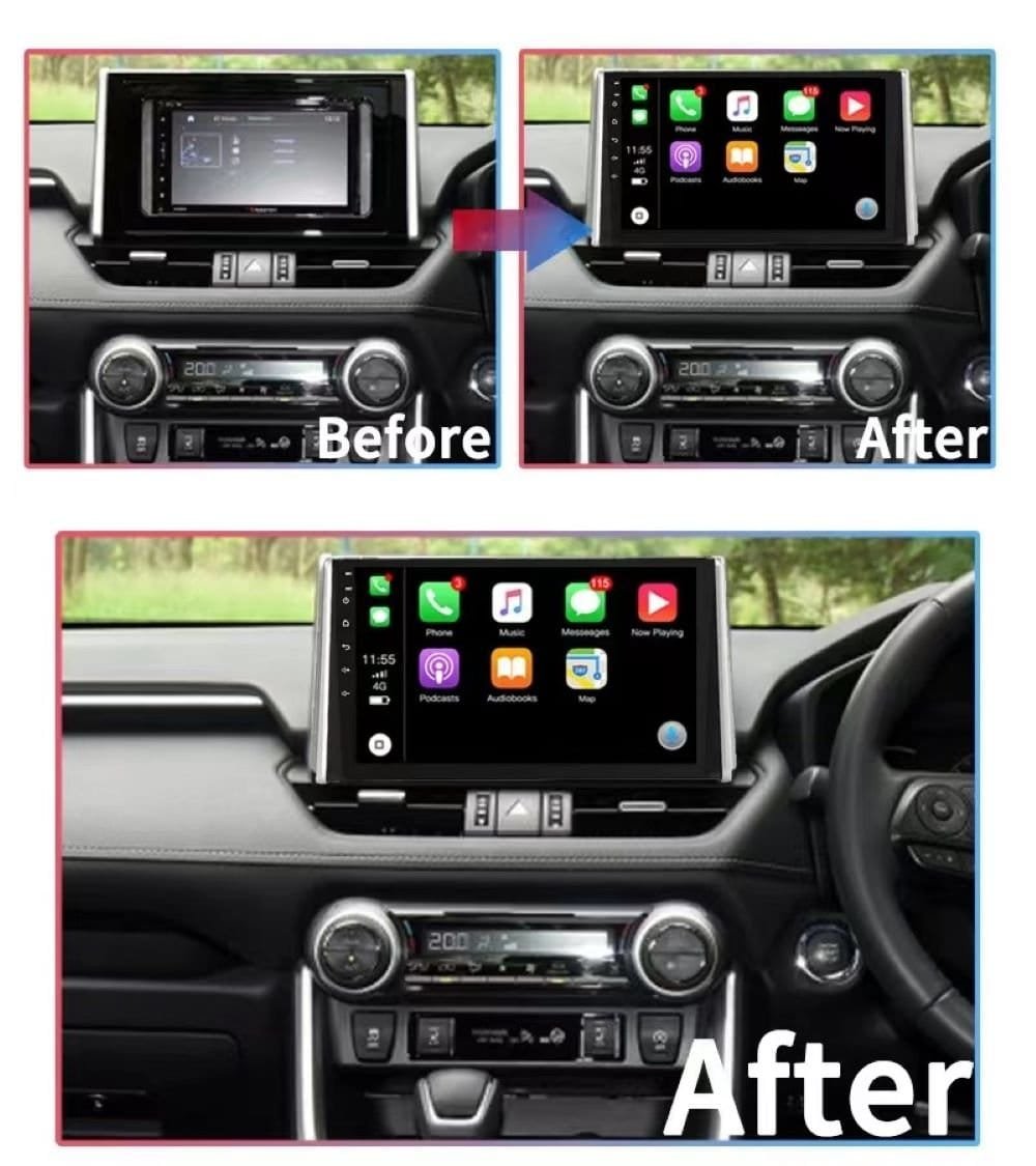 Car Frame Fascia Adapter Canbus Box Decoder For Toyota Rav4 Wildlander 2019 Android Radio Dash Fitting Panel Kit (FT-067083150) - Image 3