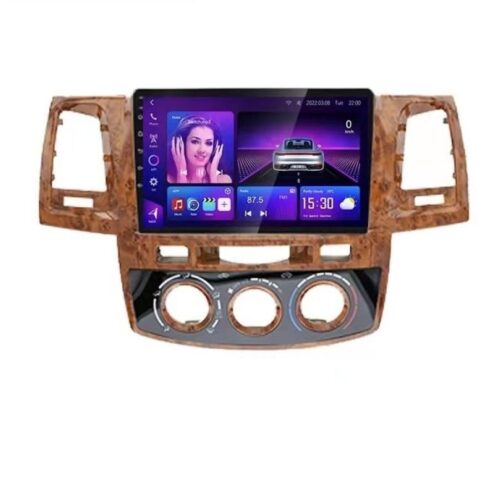 Car Frame Fascia Adapter For Toyota Fortuner Hilux Vigo Android Radio Dash Fitting Panel Kit (FT-073)