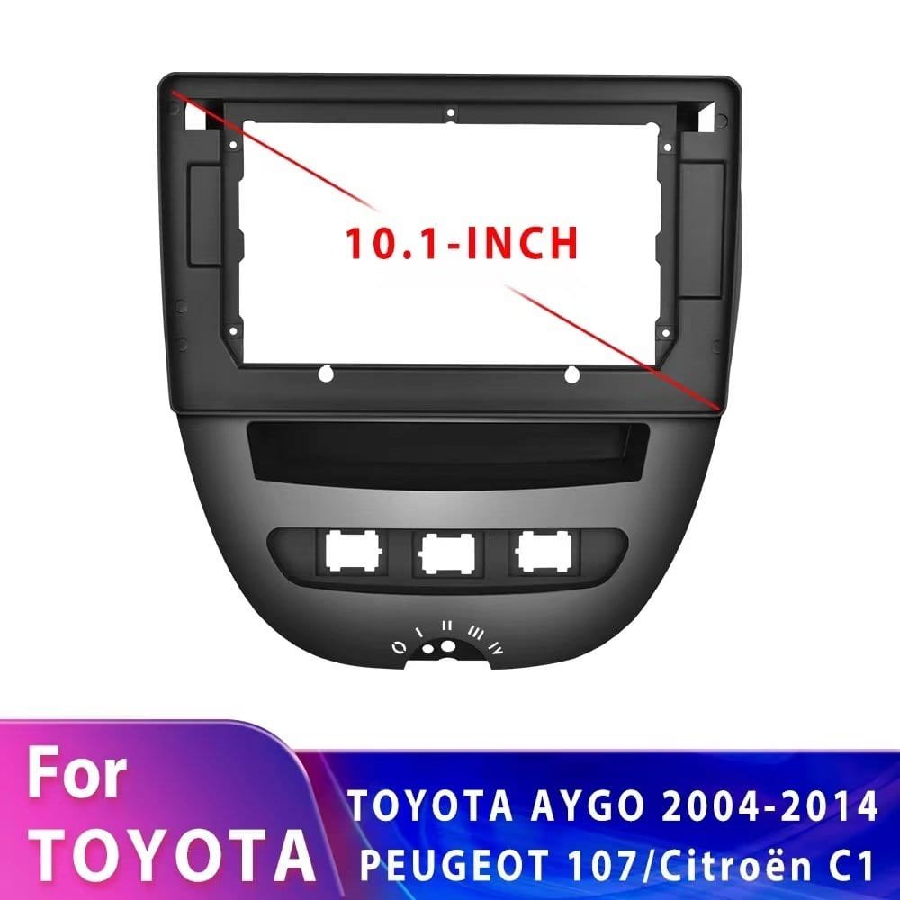 Car Frame Fascia Adapter Canbus Box Decoder Android Radio Dash Fitting Panel Kit For Toyota Aygo Peugeot 107 Citroen C1 (FT-086) - Image 3