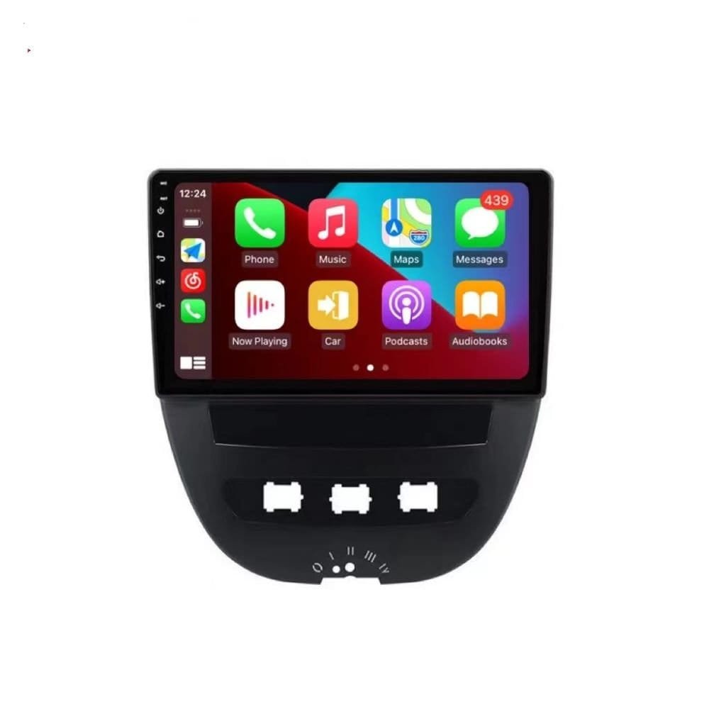 Car Frame Fascia Adapter Canbus Box Decoder Android Radio Dash Fitting Panel Kit For Toyota Aygo Peugeot 107 Citroen C1 (FT-086)